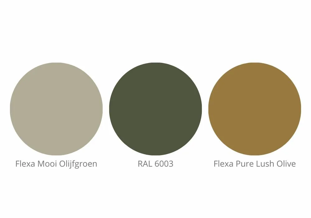 Flexa olijfgroen en olijfgroen ral 6003-image